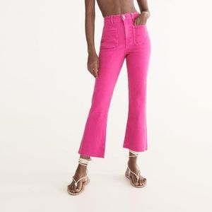 Zara Sailor cropped pink pants